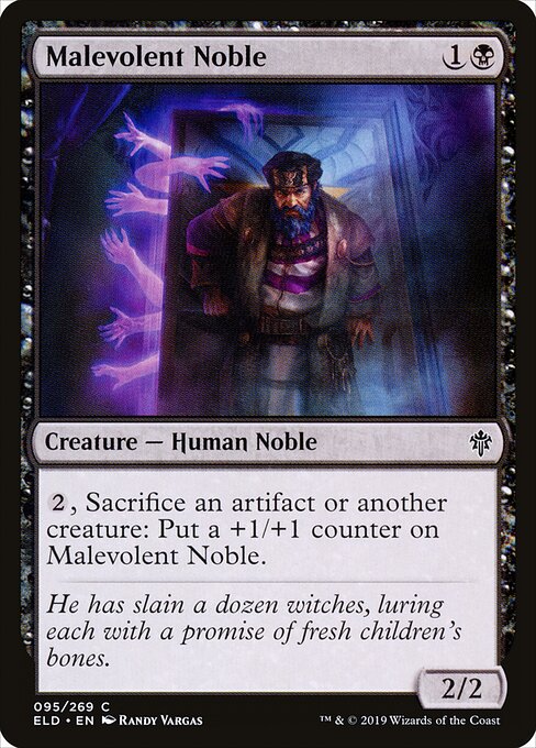 Malevolent Noble | ELD #95 | Nonfoil | English, catalog image