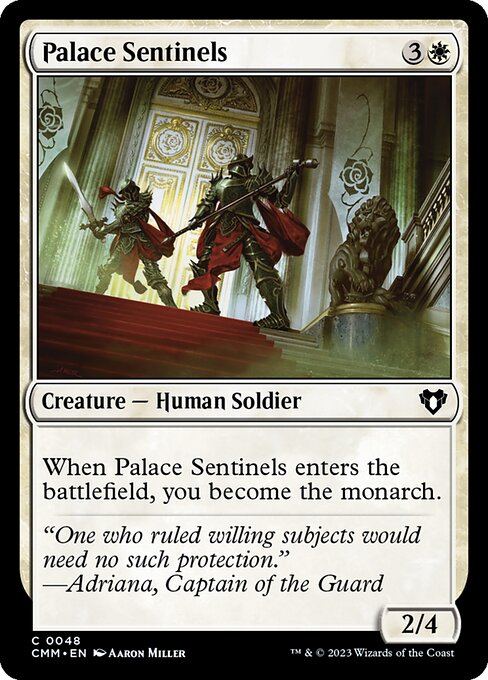 Palace Sentinels | CMM #48 | Foil | English, catalog image