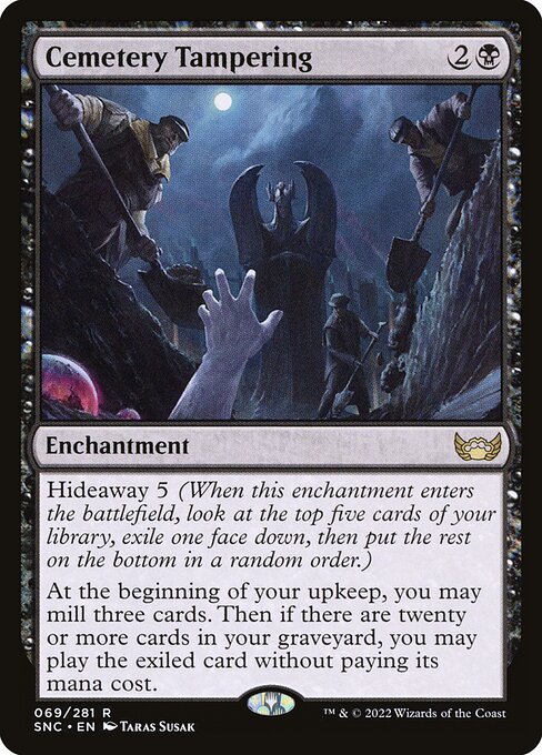 Cemetery Tampering | SNC #69 | Nonfoil | English, catalog image