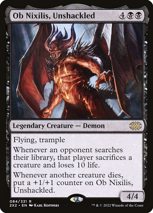 Ob Nixilis, Unshackled | 2X2 #84 | Nonfoil | English, catalog image