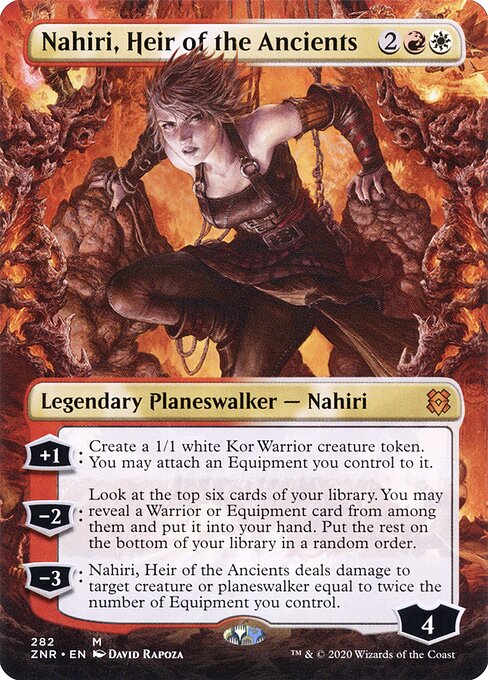 Nahiri, Heir of the Ancients, ZNR #282, English, catalog image