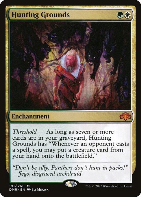 Hunting Grounds, DMR #191, English, catalog image