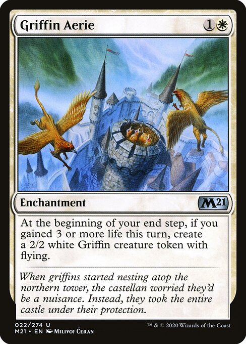 Griffin Aerie | M21 #22 | Nonfoil | English, catalog image