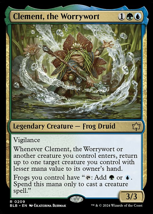 Clement, the Worrywort | BLB #209 | Nonfoil | English, catalog image