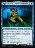 April O'Neil, Live on the Scene, TMC #9, English, catalog image