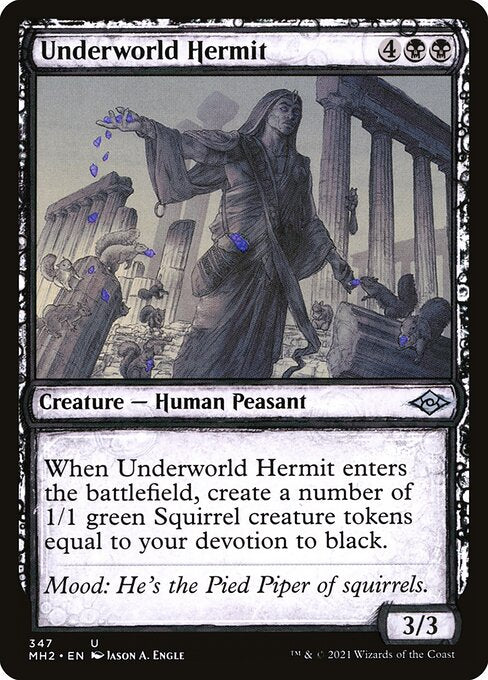 Underworld Hermit | MH2 #347 | Nonfoil | English, catalog image