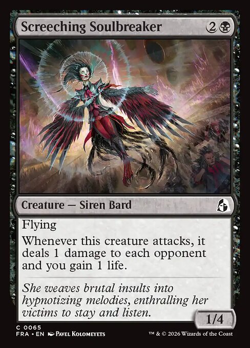Screeching Soulbreaker | FRA #65 | Nonfoil | English, catalog image