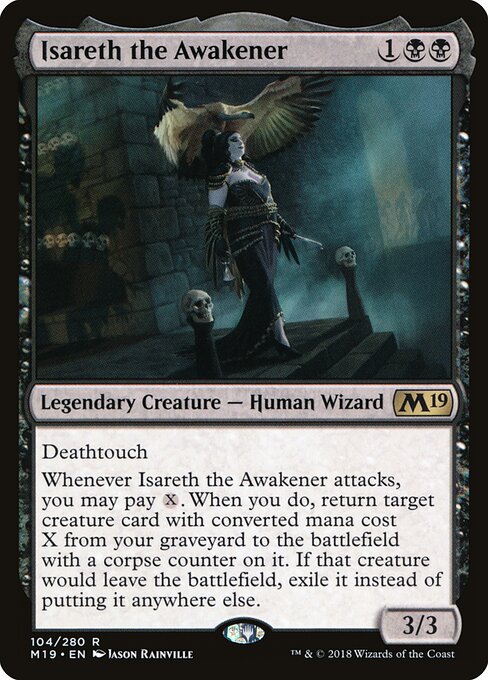 Isareth the Awakener | M19 #104 | Nonfoil | English, catalog image