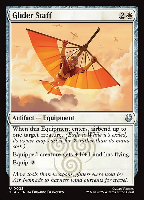 Glider Staff | TLA #22 | Nonfoil | English, catalog image