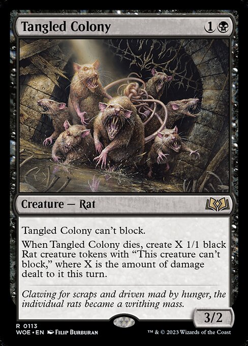 Tangled Colony, WOE #113, English, catalog image