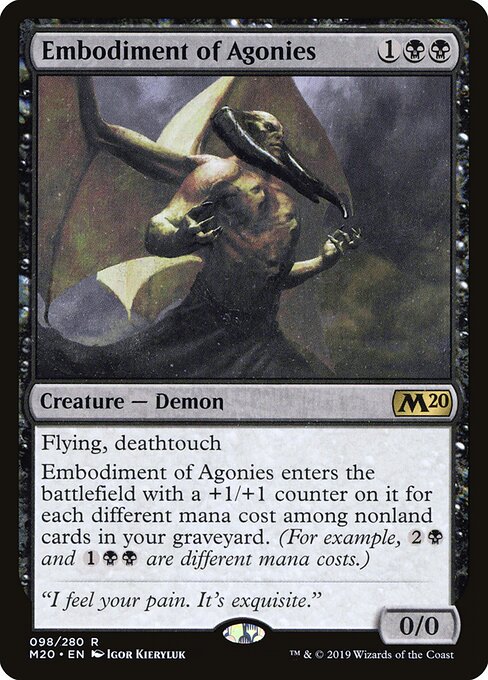 Embodiment of Agonies | M20 #98 | Nonfoil | English, catalog image