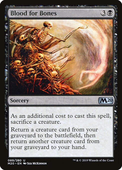 Blood for Bones | M20 #89 | Nonfoil | English, catalog image