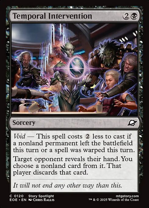 Temporal Intervention | EOE #120 | Foil | English, catalog image