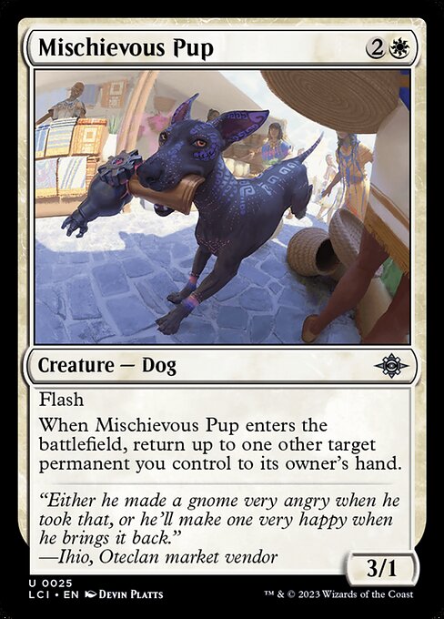 Mischievous Pup | LCI #25 | Nonfoil | English, catalog image