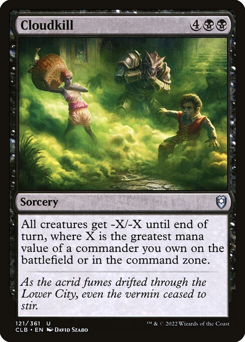Cloudkill | CLB #121 | Foil | English, catalog image