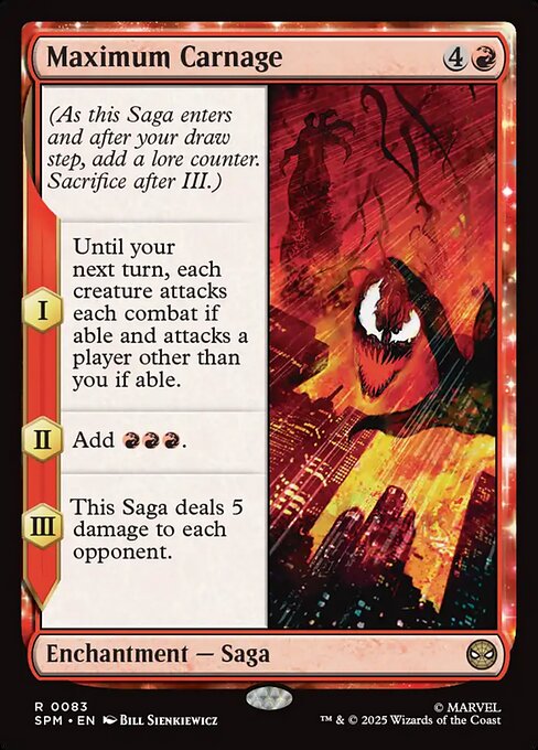 Maximum Carnage, SPM #83, English, catalog image