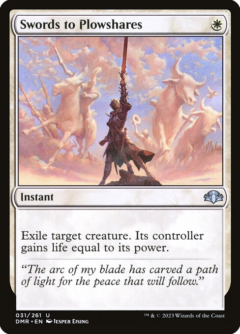 Swords to Plowshares, DMR #31, English, catalog image