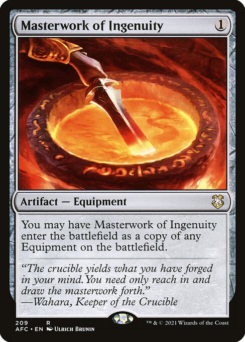 Masterwork of Ingenuity, AFC #209, English, catalog image