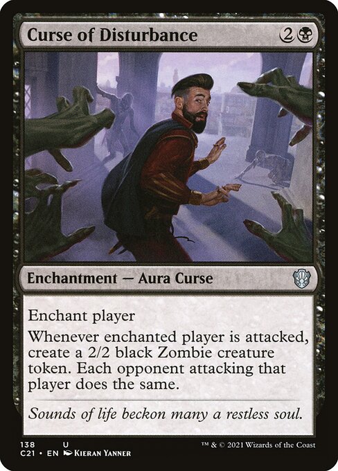 Curse of Disturbance, C21 #138, English, catalog image