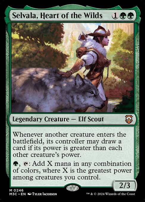 Selvala, Heart of the Wilds, M3C #246, English, catalog image