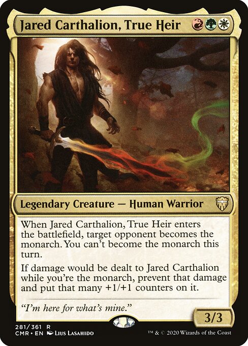 Jared Carthalion, True Heir | CMR #281 | Nonfoil | English, catalog image