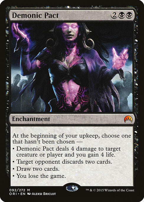 Demonic Pact | ORI #92 | Nonfoil | English, catalog image