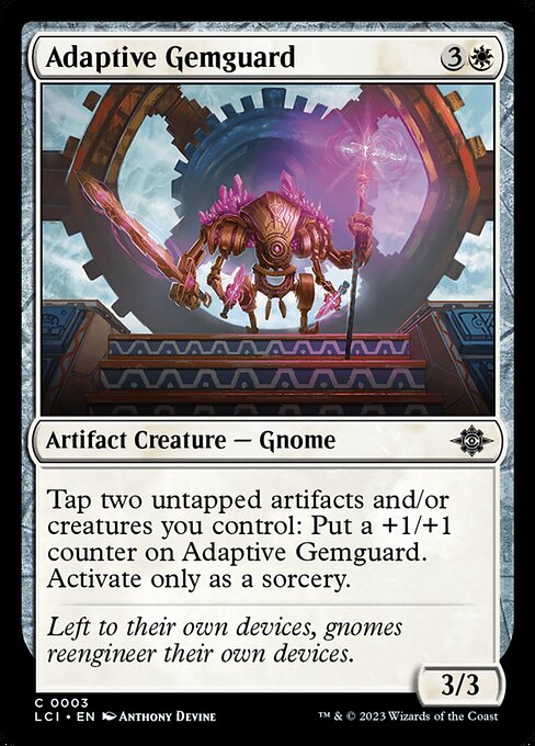 Adaptive Gemguard | LCI #3 | Nonfoil | English, catalog image