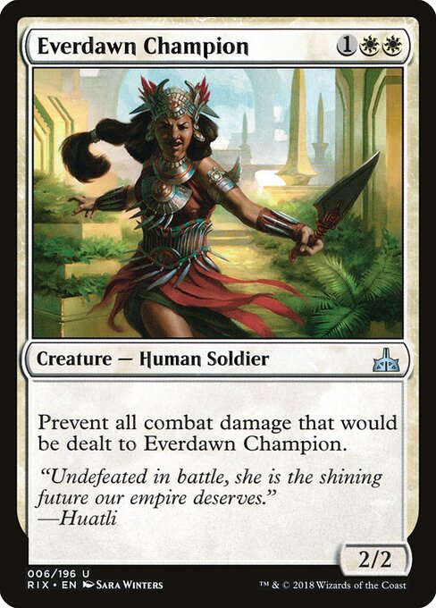 Everdawn Champion | RIX #6 | Nonfoil | English, catalog image