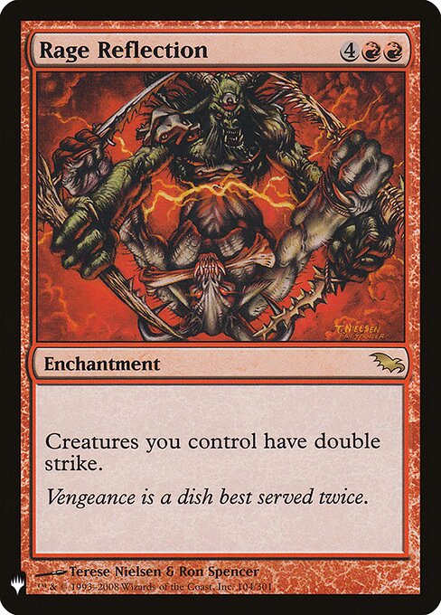 Rage Reflection, PLST #SHM-104, English, catalog image