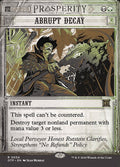 Abrupt Decay, OTP #34, English, catalog image