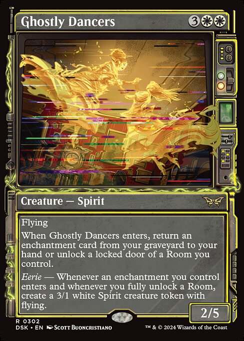 Ghostly Dancers | DSK #302 | Nonfoil | English, catalog image