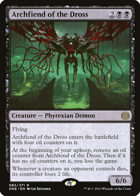 Archfiend of the Dross | ONE #82 | Nonfoil | English, catalog image