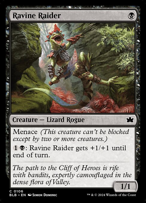 Ravine Raider | BLB #106 | Nonfoil | English, catalog image