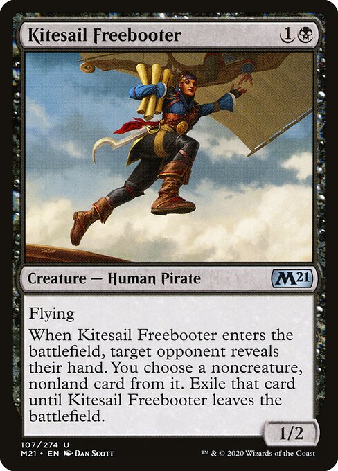 Kitesail Freebooter | M21 #107 | Nonfoil | English, catalog image