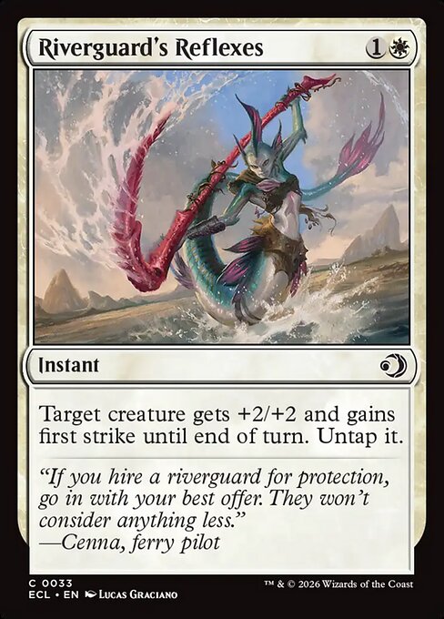Riverguard's Reflexes | ECL #33 | Nonfoil | English, catalog image