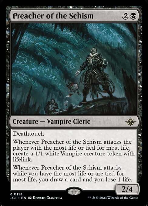 Preacher of the Schism | LCI #113 | Nonfoil | English, catalog image