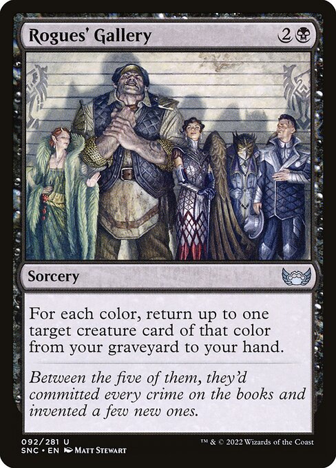Rogues' Gallery | SNC #92 | Nonfoil | English, catalog image