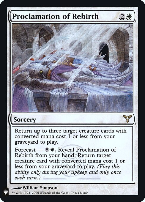 Proclamation of Rebirth | PLST #DIS-15 | Foil | English, catalog image