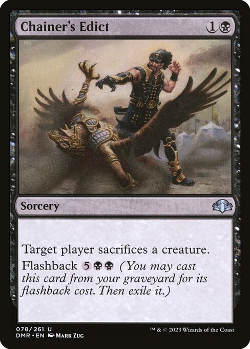 Chainer's Edict | DMR #78 | Nonfoil | English, catalog image