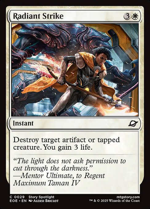 Radiant Strike | EOE #29 | Nonfoil | English, catalog image