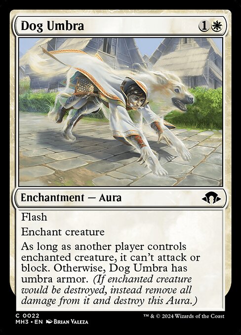 Dog Umbra | MH3 #22 | Nonfoil | English, catalog image