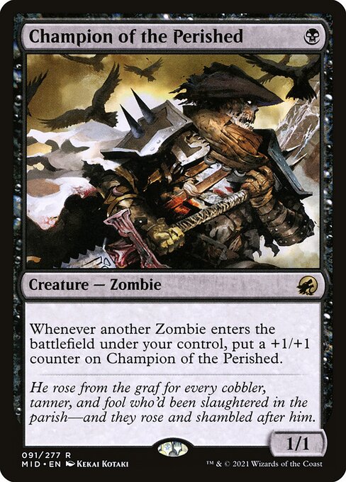 Champion of the Perished, MID #91, English, catalog image