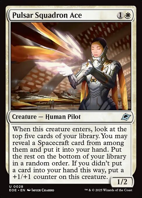 Pulsar Squadron Ace | EOE #28 | Foil | English, catalog image