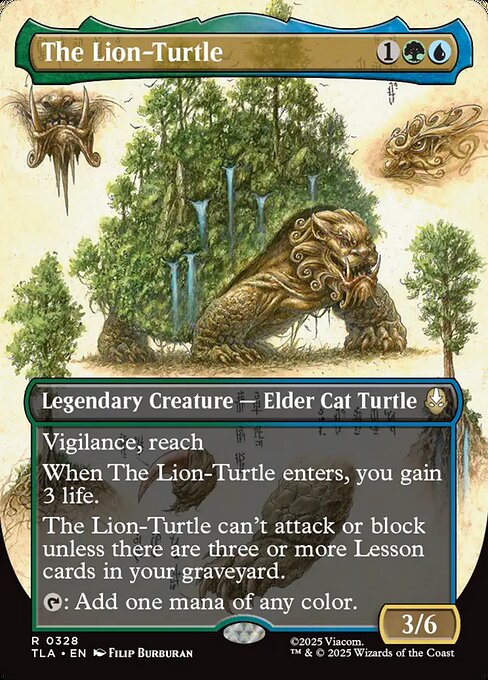 The Lion-Turtle | TLA #328 | Nonfoil | English, catalog image