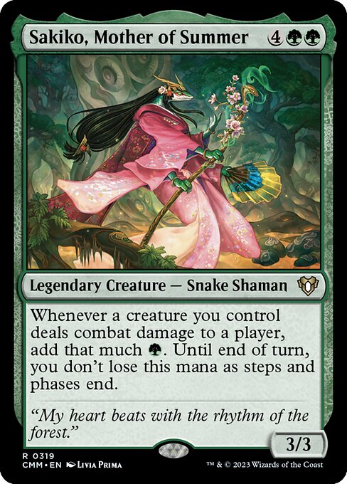Sakiko, Mother of Summer, CMM #319, English, catalog image