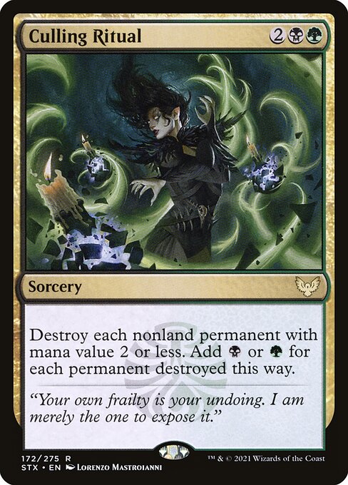 Culling Ritual, STX #172, English, catalog image