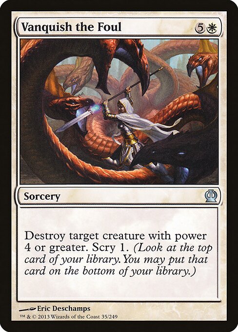 Vanquish the Foul | THS #35 | Nonfoil | English, catalog image