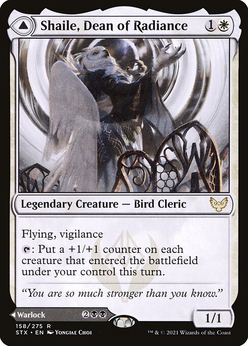 Shaile, Dean of Radiance // Embrose, Dean of Shadow, STX #158, English, catalog image
