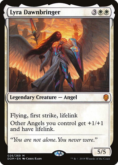 Lyra Dawnbringer, DOM #26, English, catalog image