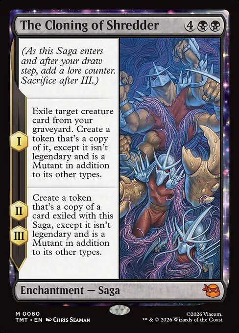 The Cloning of Shredder, TMT #60, English, catalog image